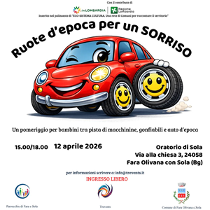 Ruote d'epoca per un sorriso
