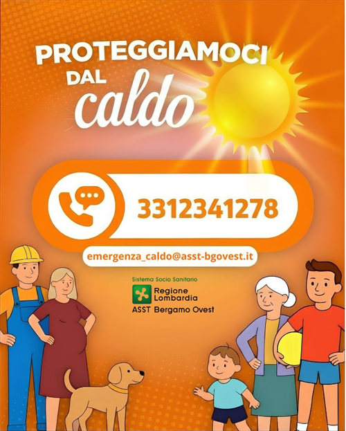Piano Caldo 2026: ASST Bergamo Ovest attiva la rete di protezione per anziani e persone fragili