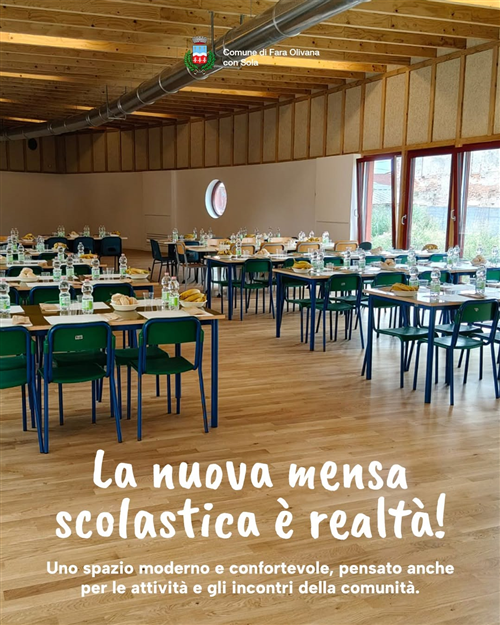 La nuova mensa è realtà